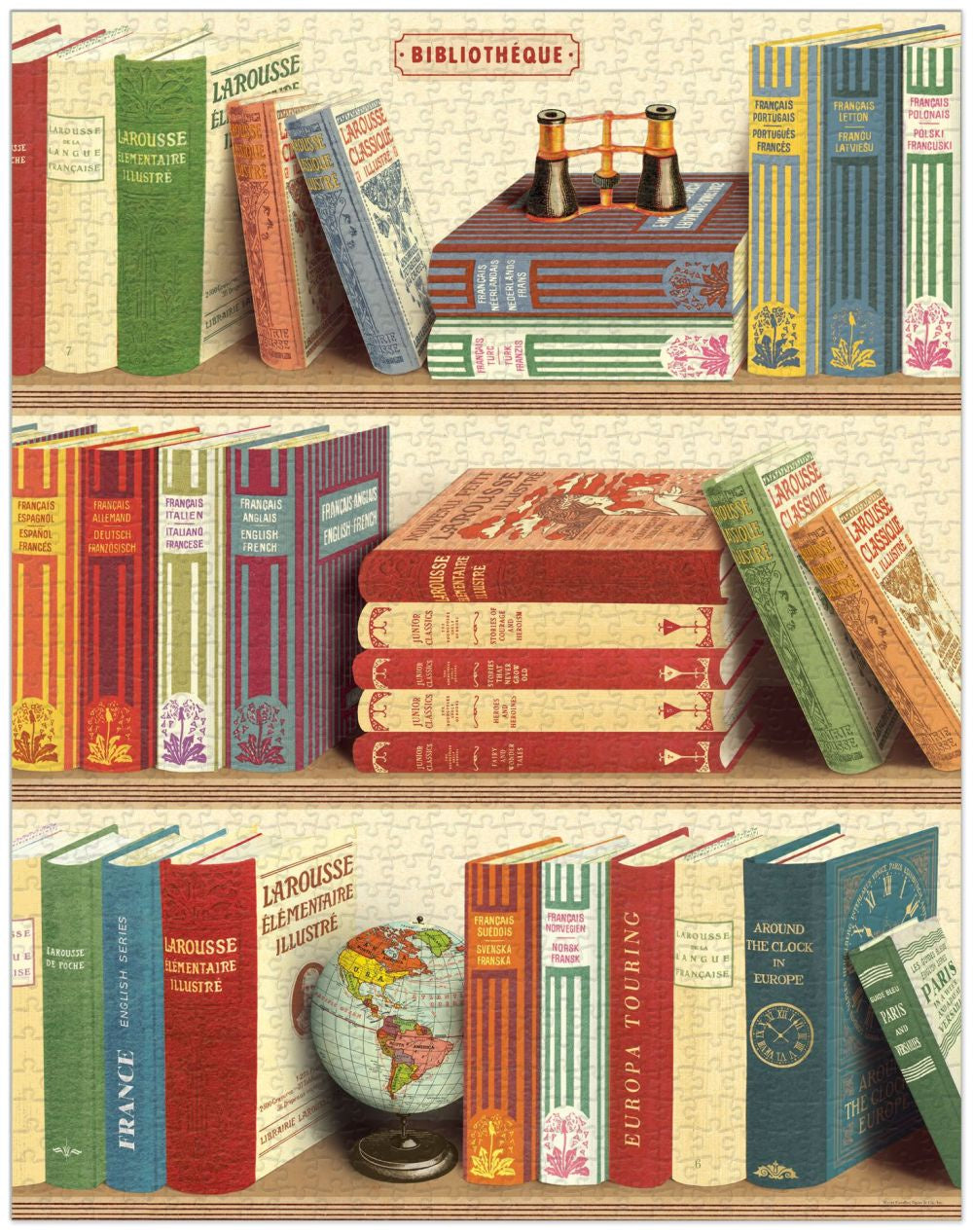 1000pc Vintage Puzzle - Library