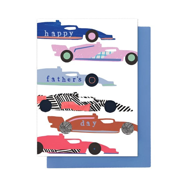 Happy Fathers Day Cars Card