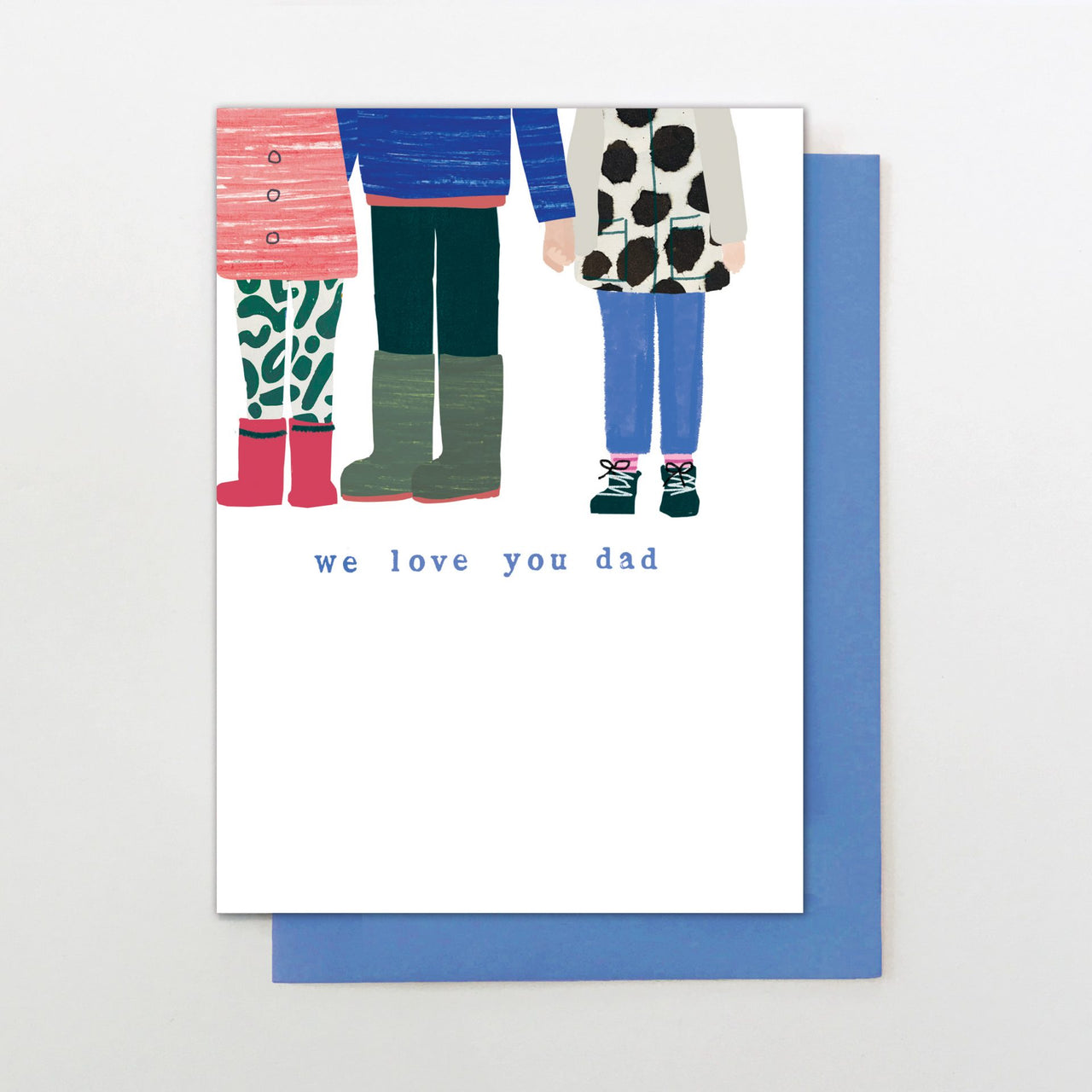 We Love You Dad Walk Card