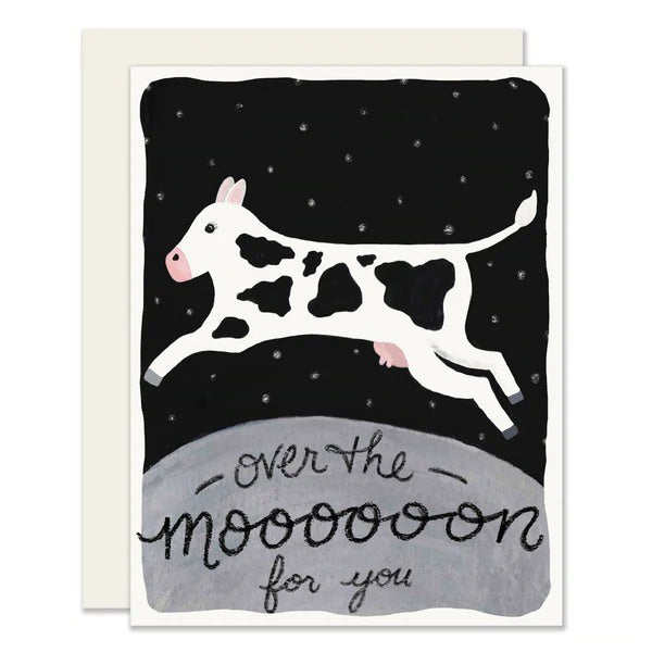 Over The Moon For You Card