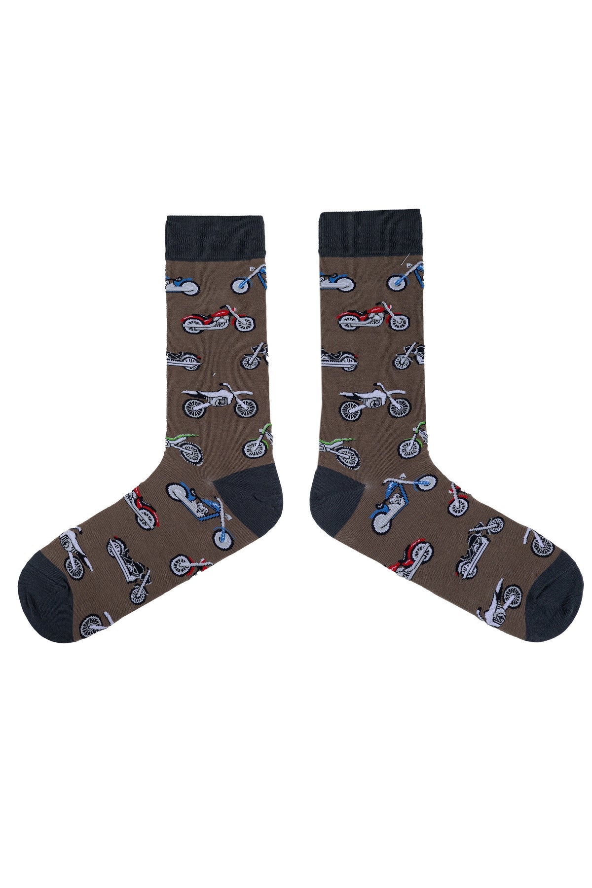 Spencer Flynn Men's Socks - Motorbikes Mid-Life Crisis