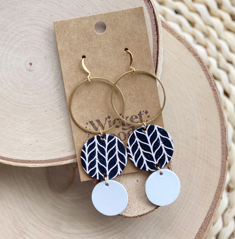 Forest Hoop Earrings - Vignette