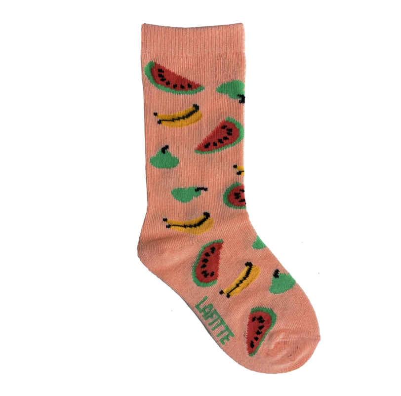 LAFITTE Kids Socks - Fruit - Peach (2-3 Years)