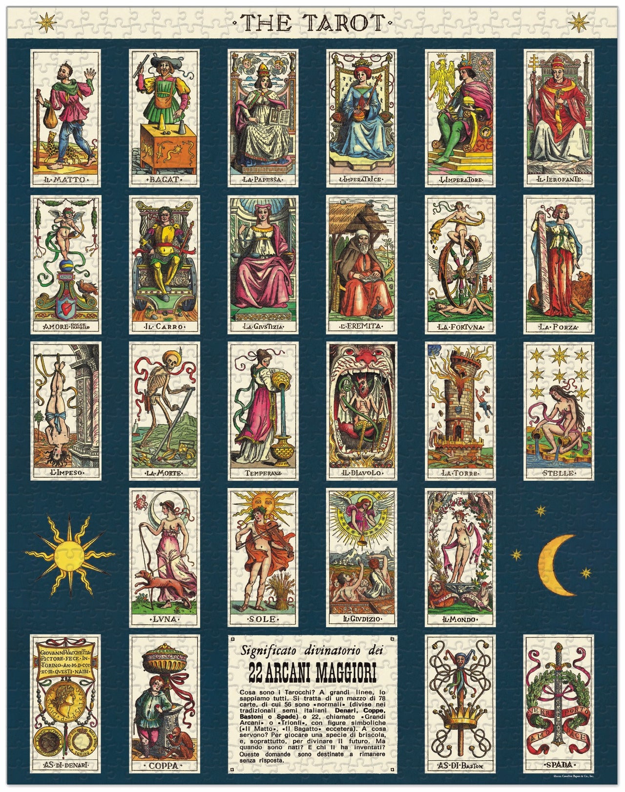 1000pc Vintage Puzzle - Tarot