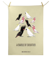 Red Parka Tea Towels - Set of 2