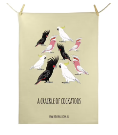 Red Parka Tea Towels - Set of 2