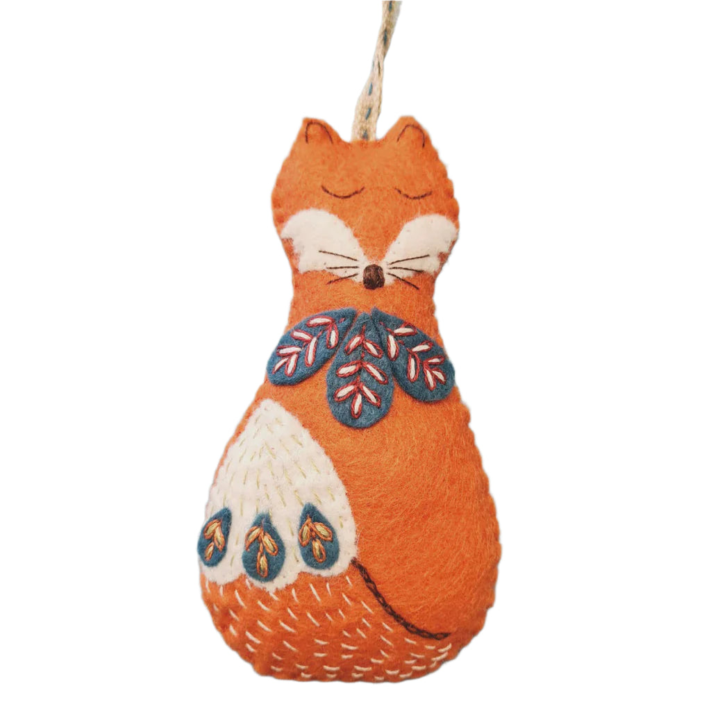 Mini Felt Craft Kit - Folk Embroidered Fox