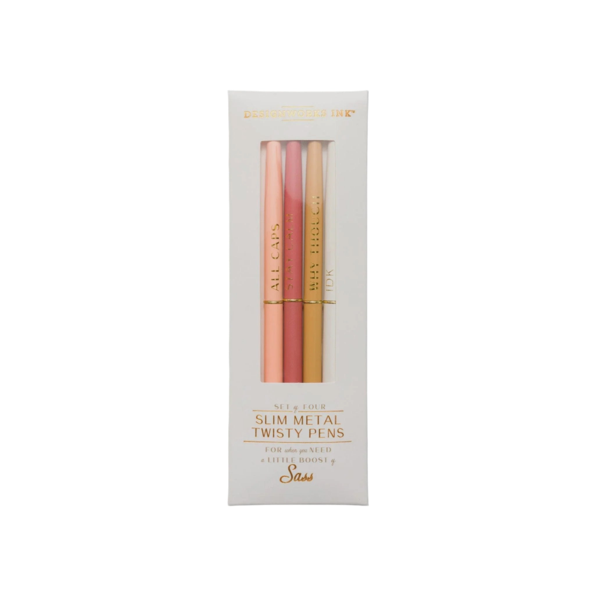 Twisty Slim Metal Pen Set