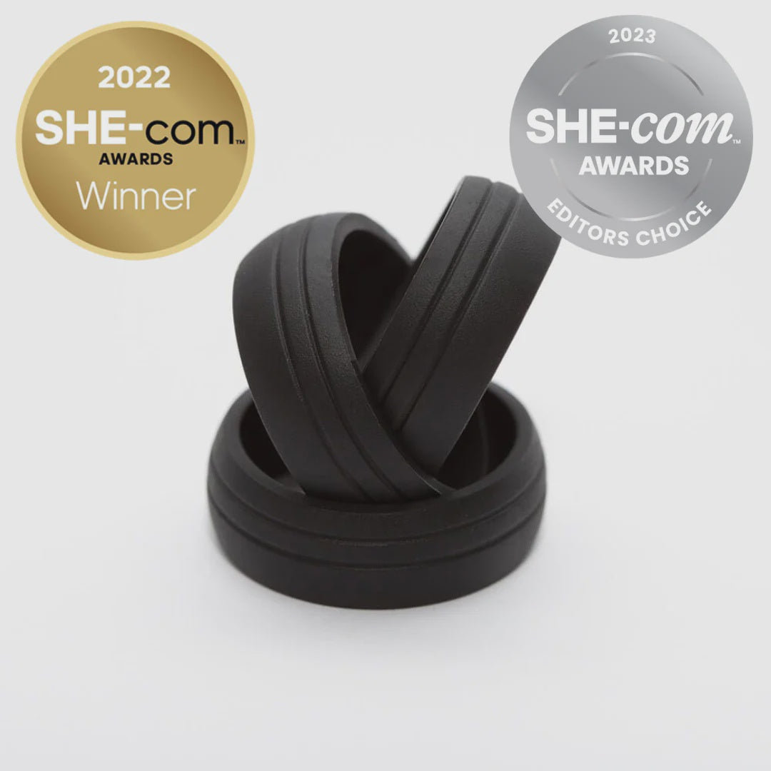 Silicone Ring - Dash Black