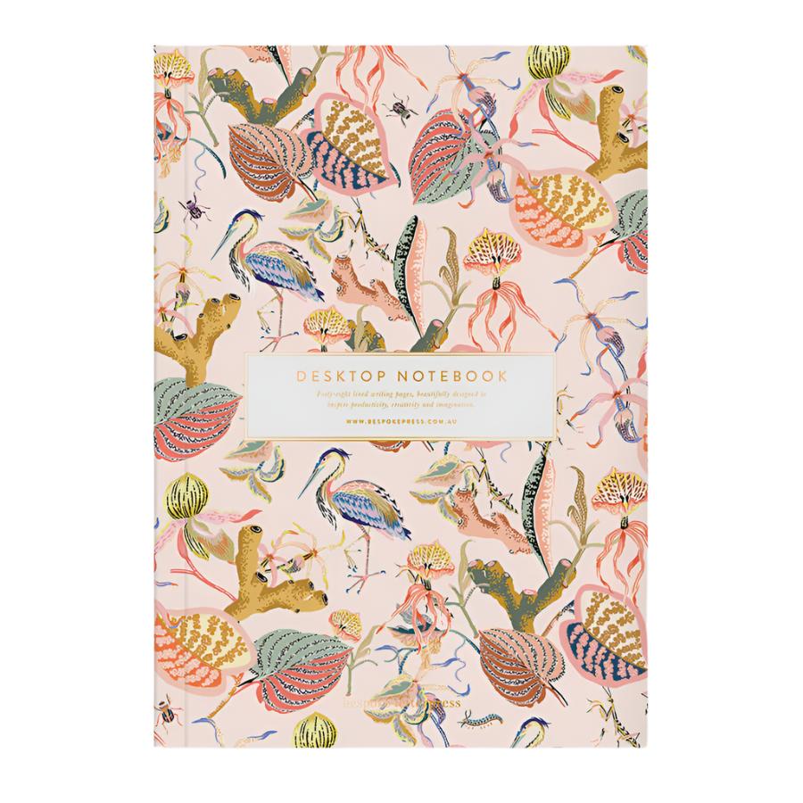 Cranes Lined Desktop Notebook