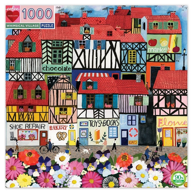 1000pc Puzzle - Whimsical Village