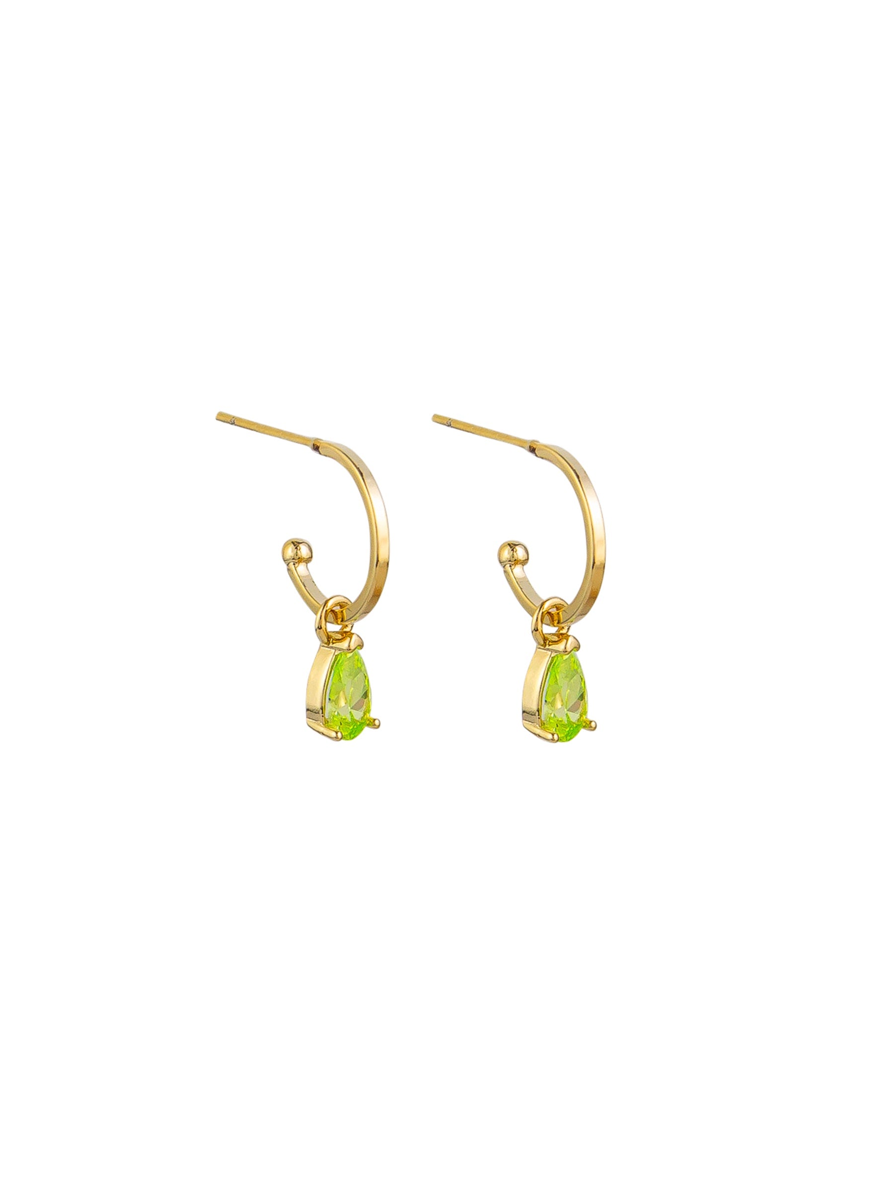 Peridot Crystal Tear Huggies