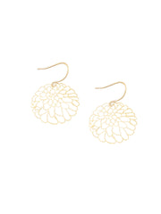 Oriental Bliss Drop Earrings - Gold