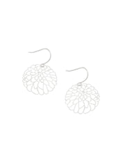 Oriental Bliss Drop Earrings - Silver
