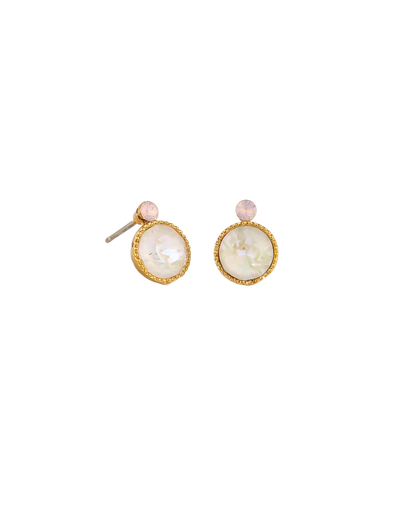 White Piccadilly Studs