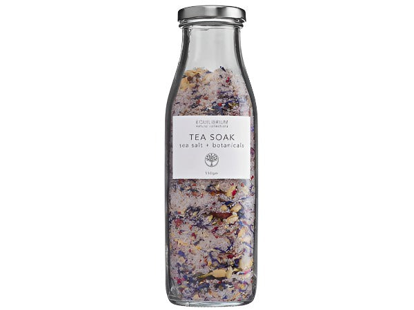 Natural Bath Salt Tea Soak 550g - Sea Salt & Botanicals