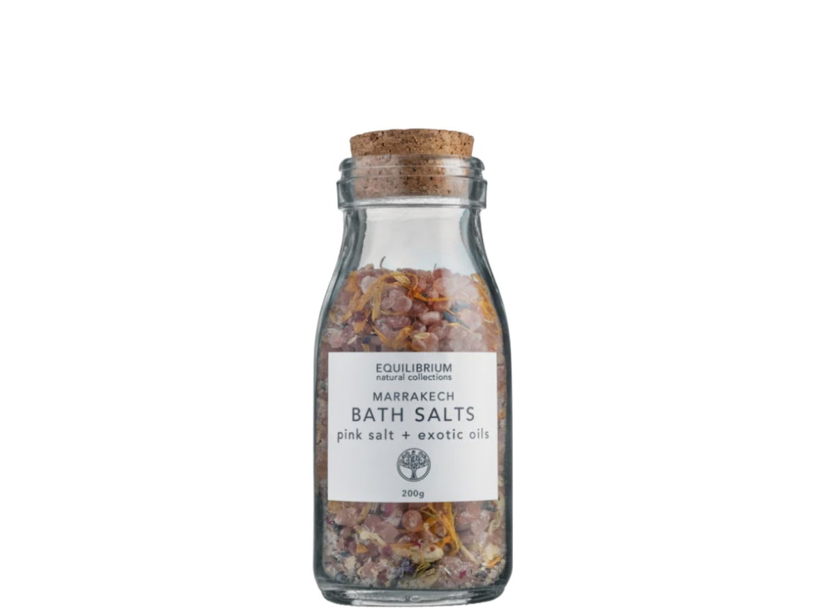 Natural Bath Salt 200g - Marrakech, Pink Salt & Exotic Oils