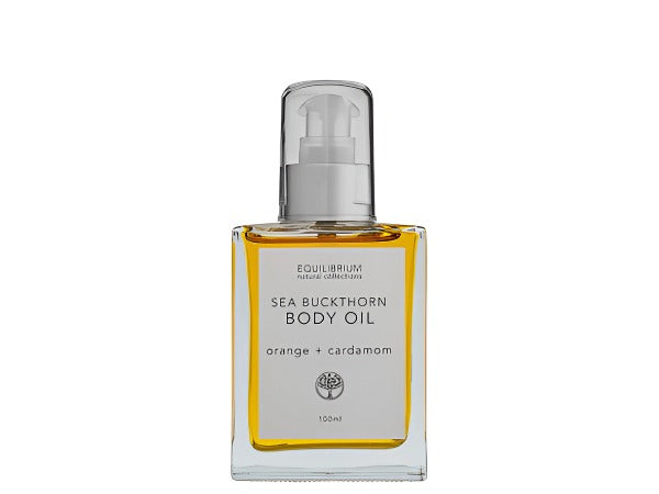Natural Body Oil 100ml - Sea Buckthorn, Orange & Cardamom 100mL
