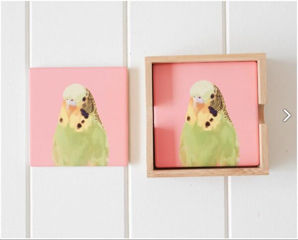 Ceramic Coaster - The Artist Lab Inkheart