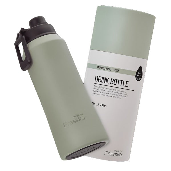 Core Drink Bottle 1L - Sage
