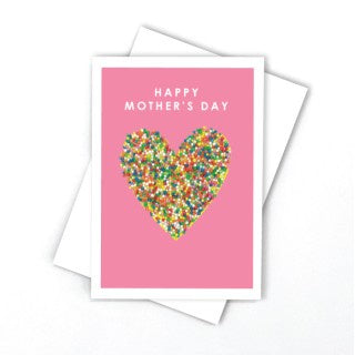 Freckle Heart For Mum Card