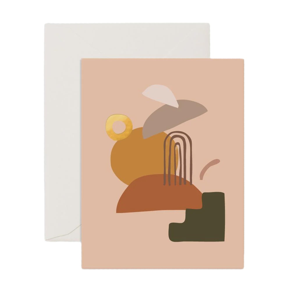 Caramel Composition Greeting Card