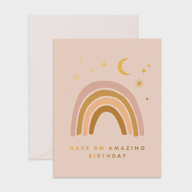 Amazing Rainbow Greeting Card