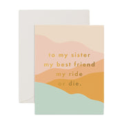 Birthday Sister Dunes Greeting Card
