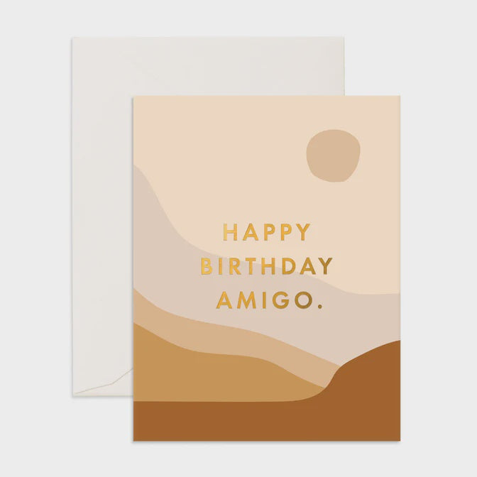 Birthday Amigo Dunes Greeting Card