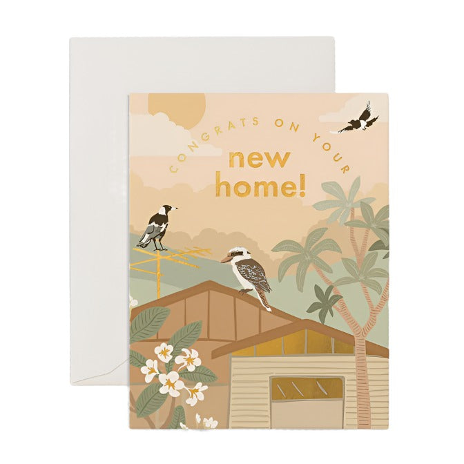 New Home Suburbs Greeting Card