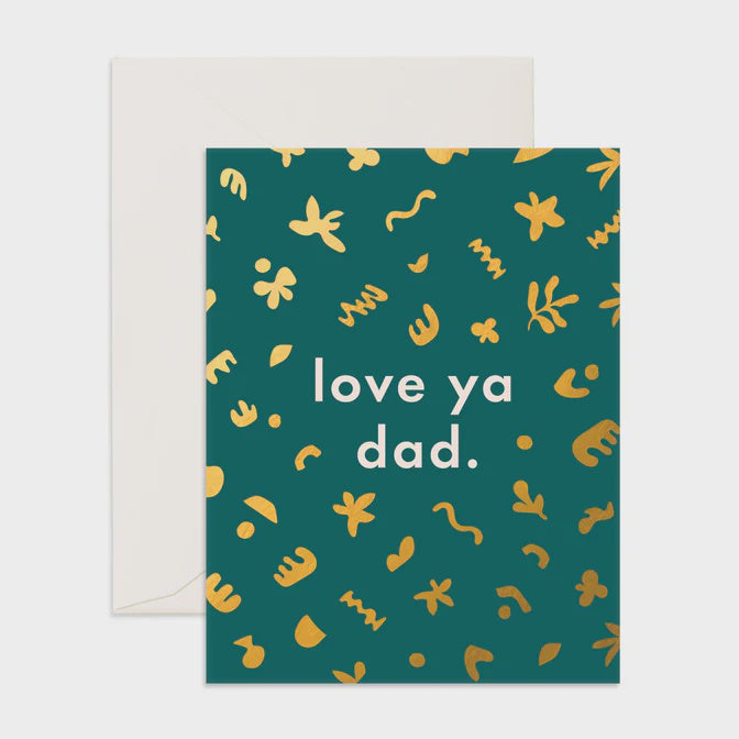 Love You Dad Fresco Greeting Card