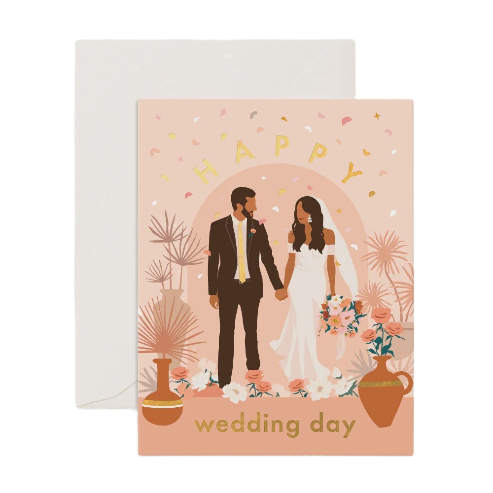 Happy Wedding Day Alter Greeting Card