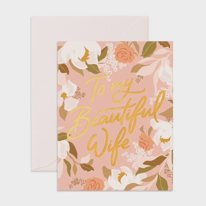 Beautiful Wife Greeting Card