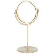 Malarie Round Metal Mirror