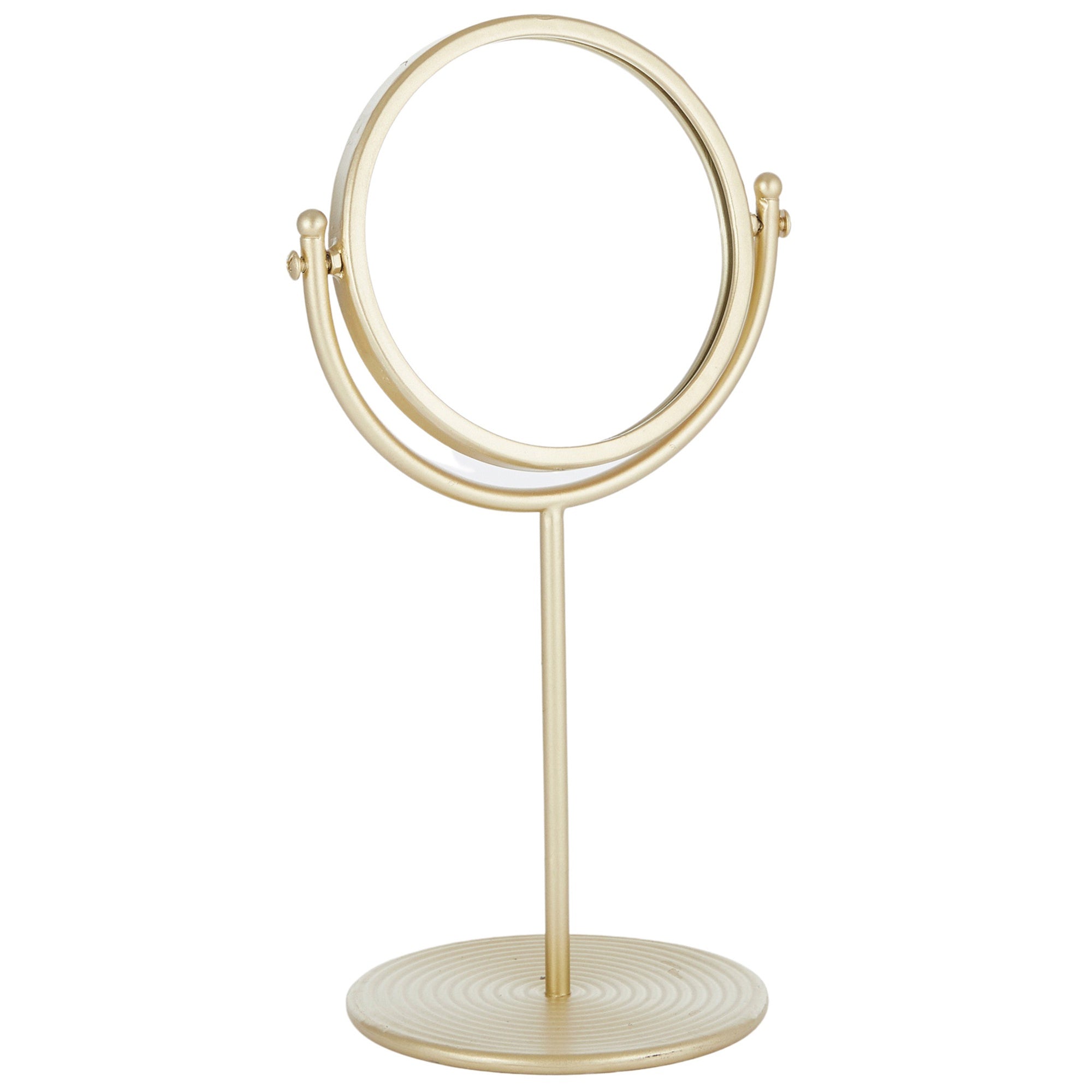 Malarie Round Metal Mirror