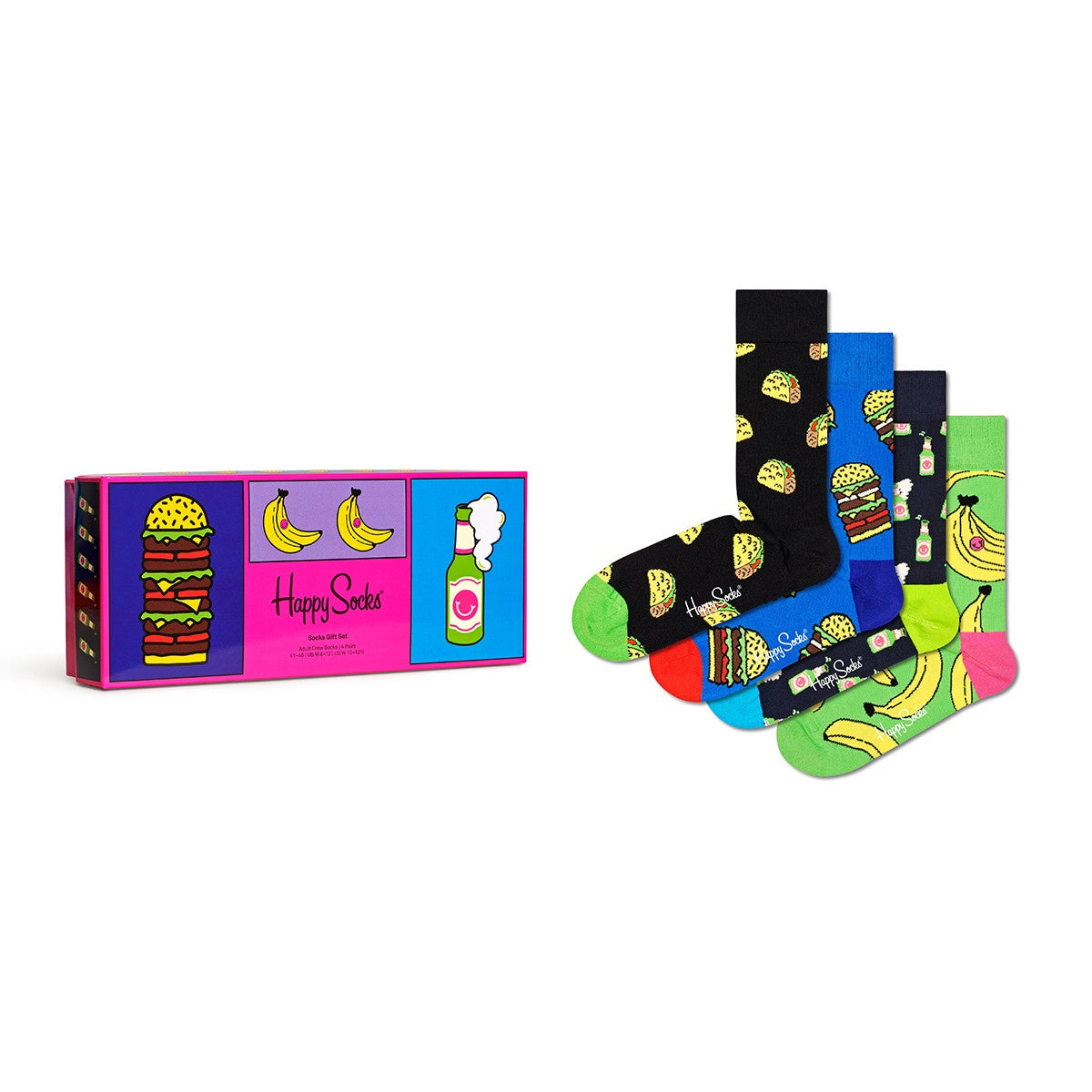 Happy Socks - Yummy Yummy Gift Set - 4 Pairs