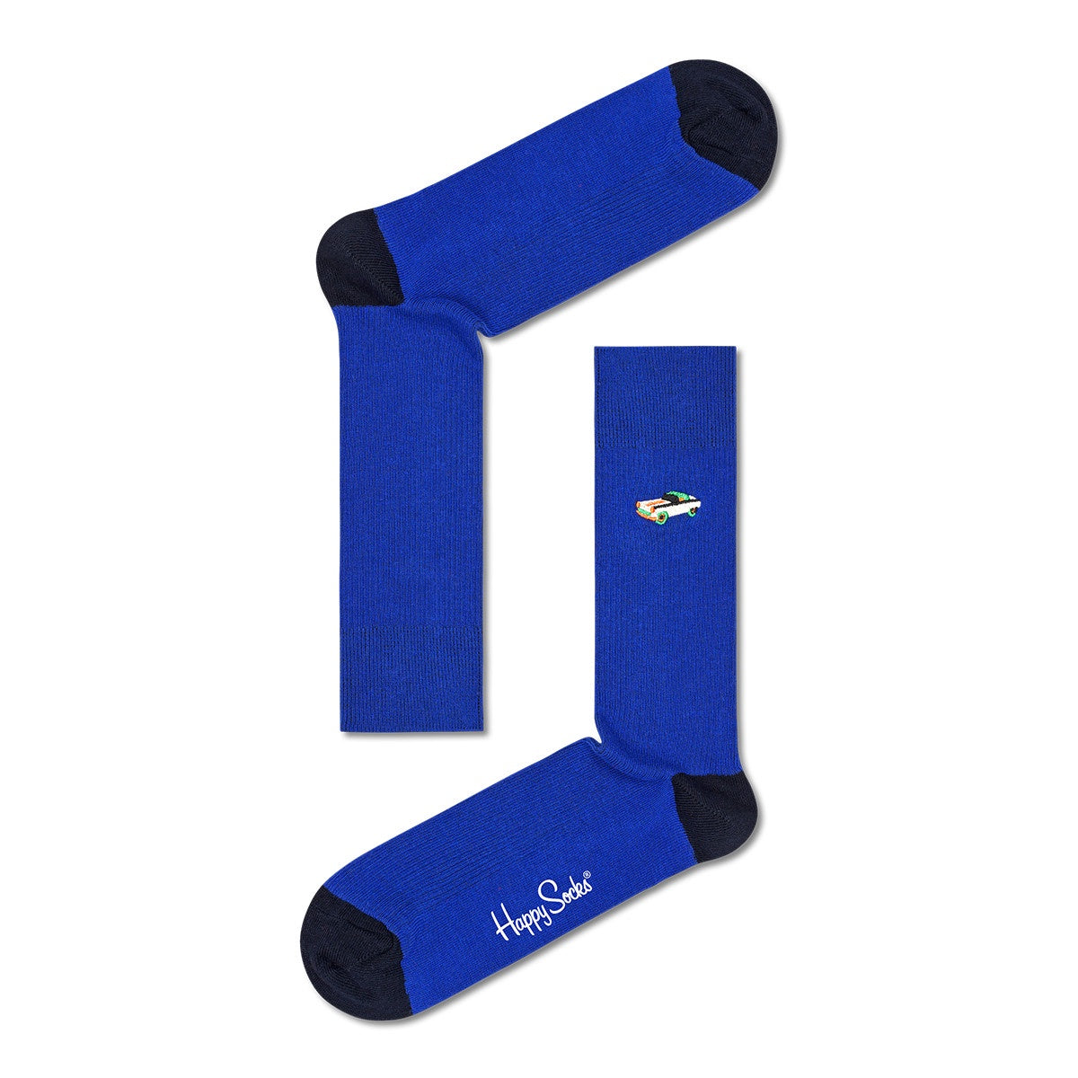 Happy Socks - Ribbed Embroidery Car