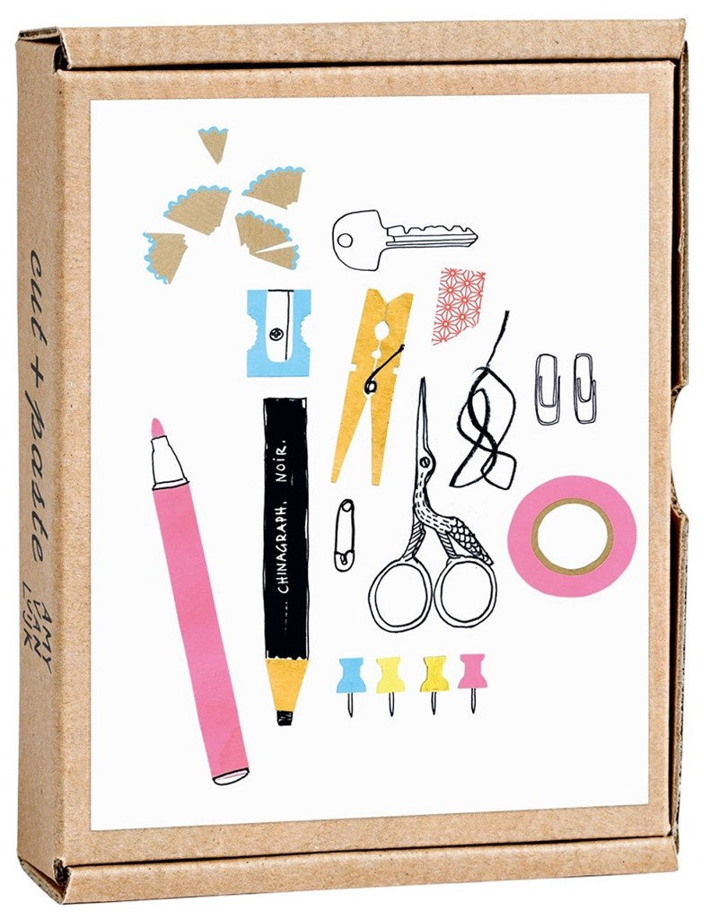 GreenNotes Notecards Set - Cut + Paste