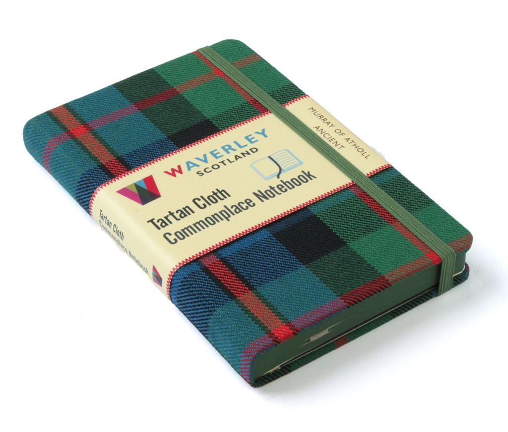 Tartan Cloth Commonplace Notebook - Murray of Atholl Ancient