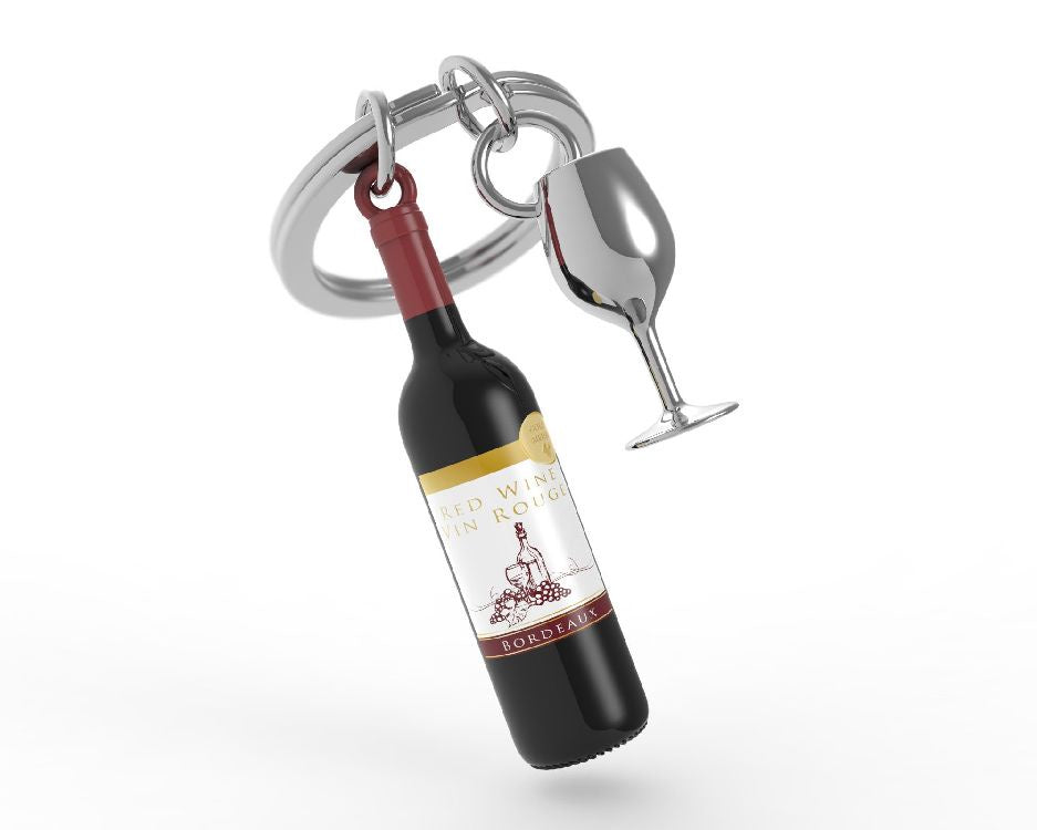 Metalmorphose Keychain - Red Wine