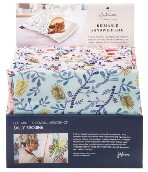 Reusable  Sandwich Bag - Sally Browne Design