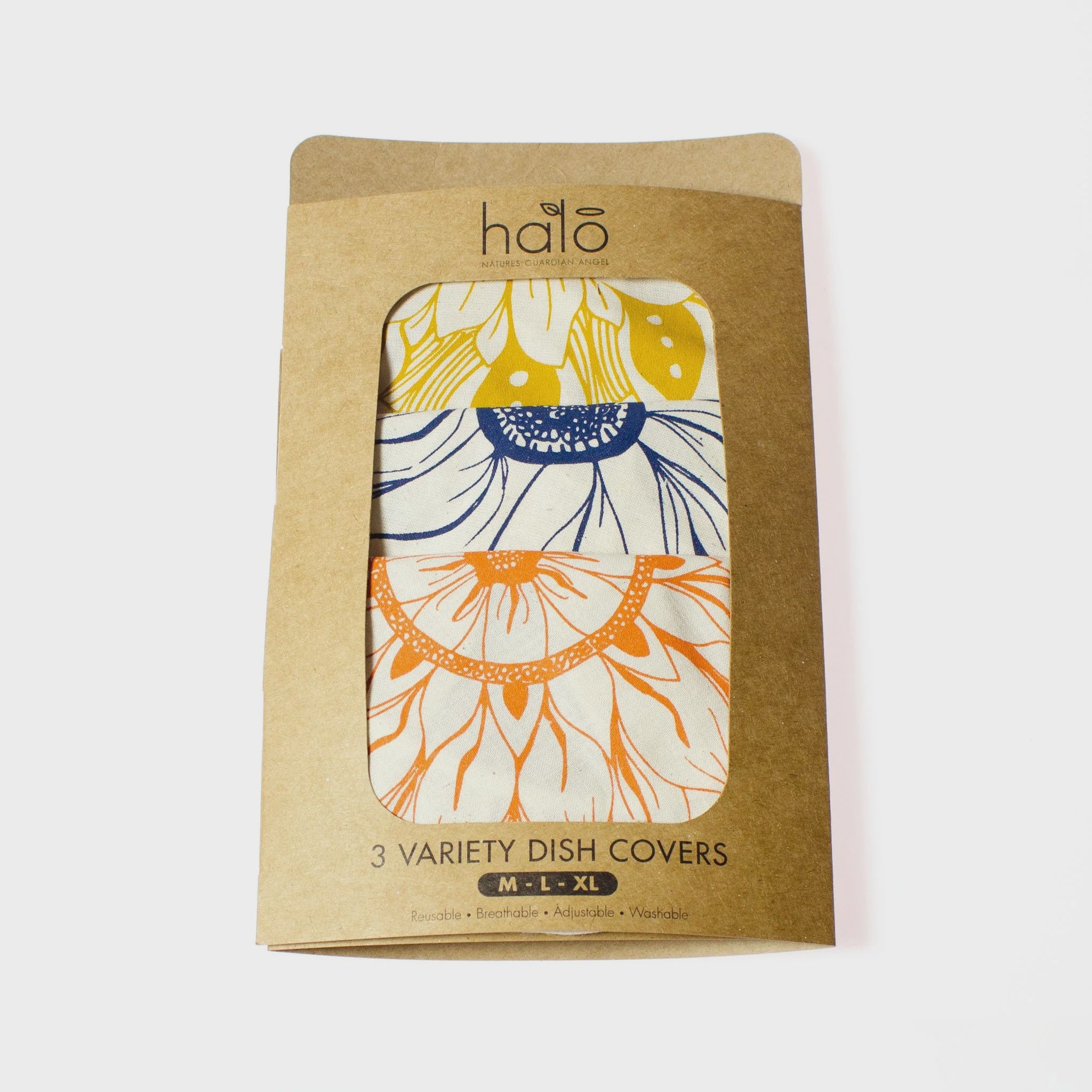 Edible Flowers Dish Cover Set M-L-XL