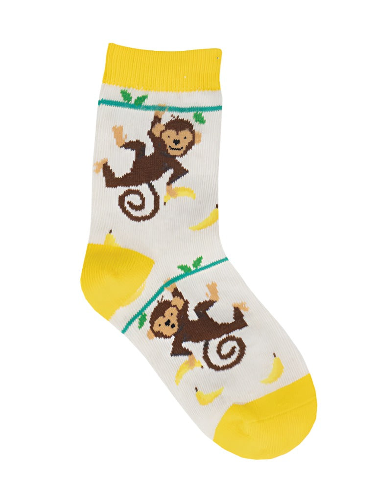 Kid's Socks 2-4yrs - Lil Monkey