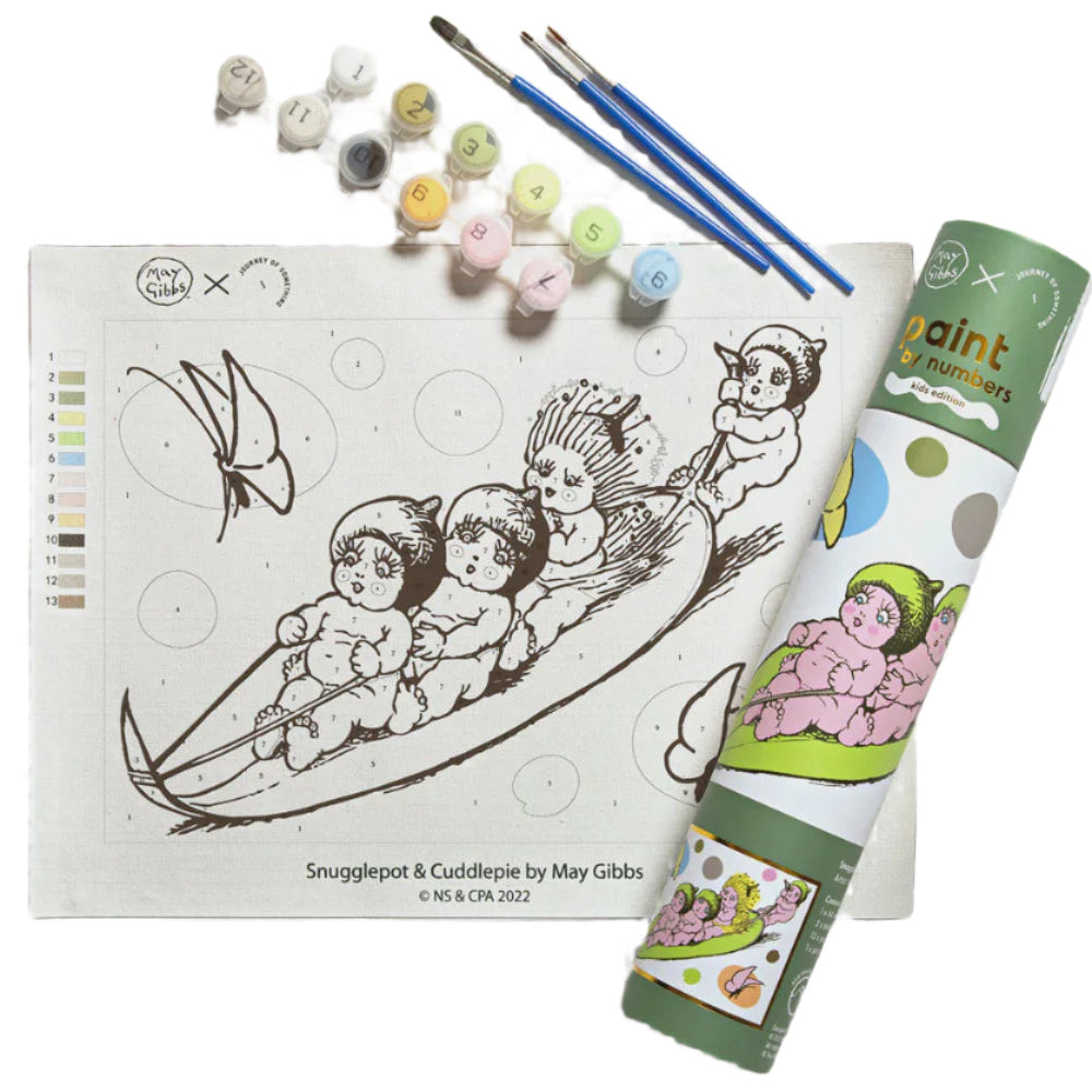 Kids Paint By Numbers - May Gibbs