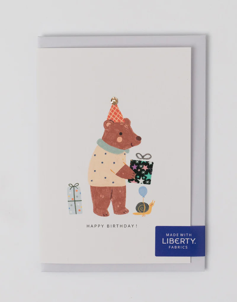 Liberty Bear Birthday Card - Adelajda's Wish