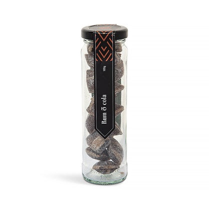 Rum & Cola Flavoured Rock Candy Jar 100g
