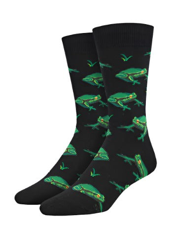 Men's Socks - Night Frog