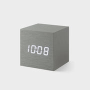 Moma Cube Clock Alume