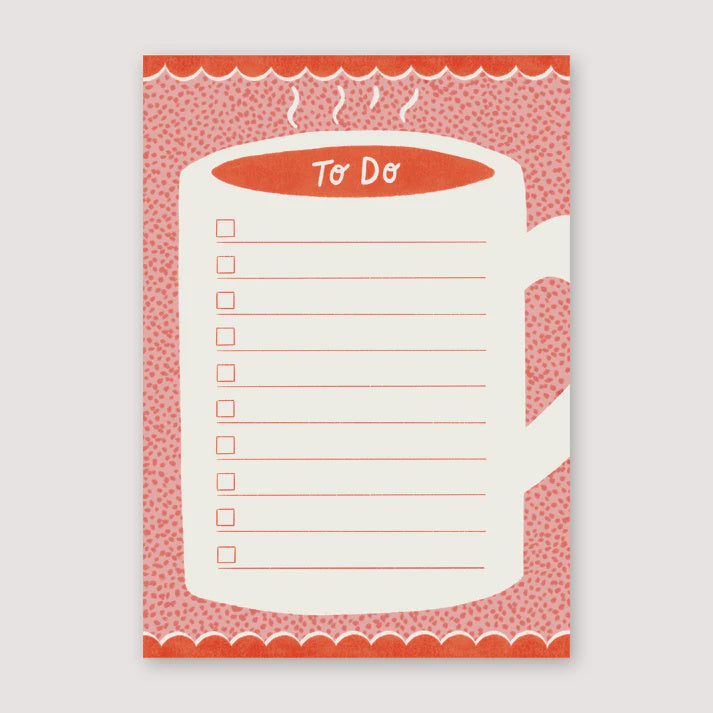 Coffee To Do List A5 Notepad