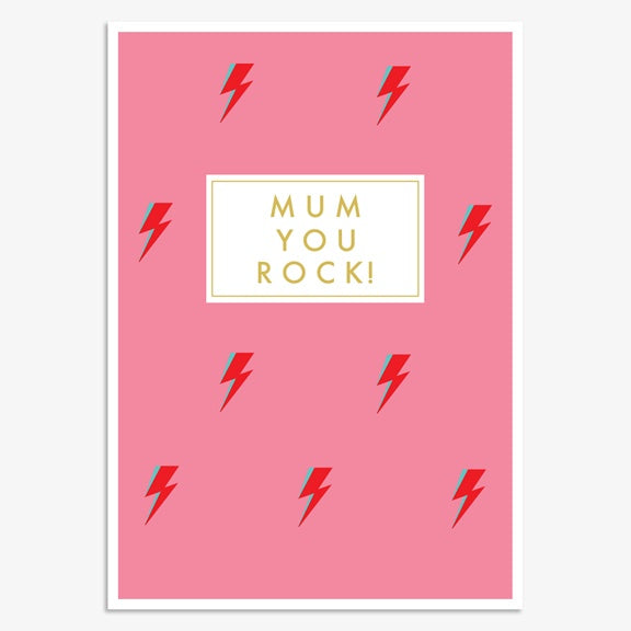 Mum You Rock Card